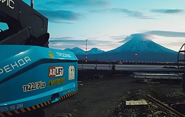 Наши объекты - Монтаж на краю земли — у камчатских вулканов